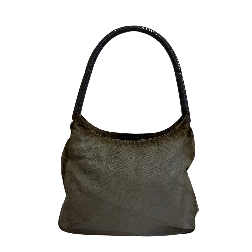 Prada Shoulder Triangle Plugin Logo Handbag