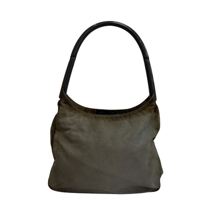 Prada Shoulder Triangle Plugin Logo Handbag