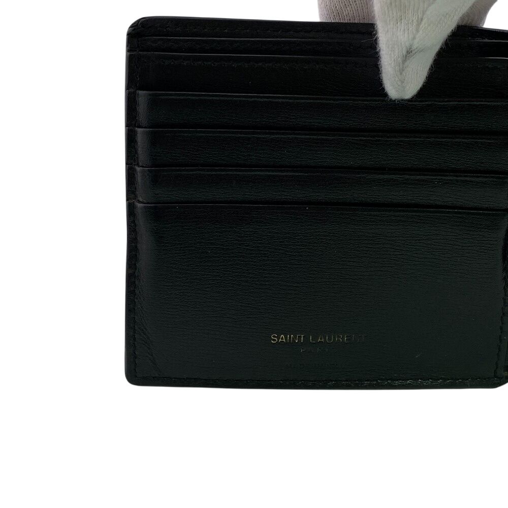 Saint Laurent Compact Wallet YSL Logo Bifold — view 4
