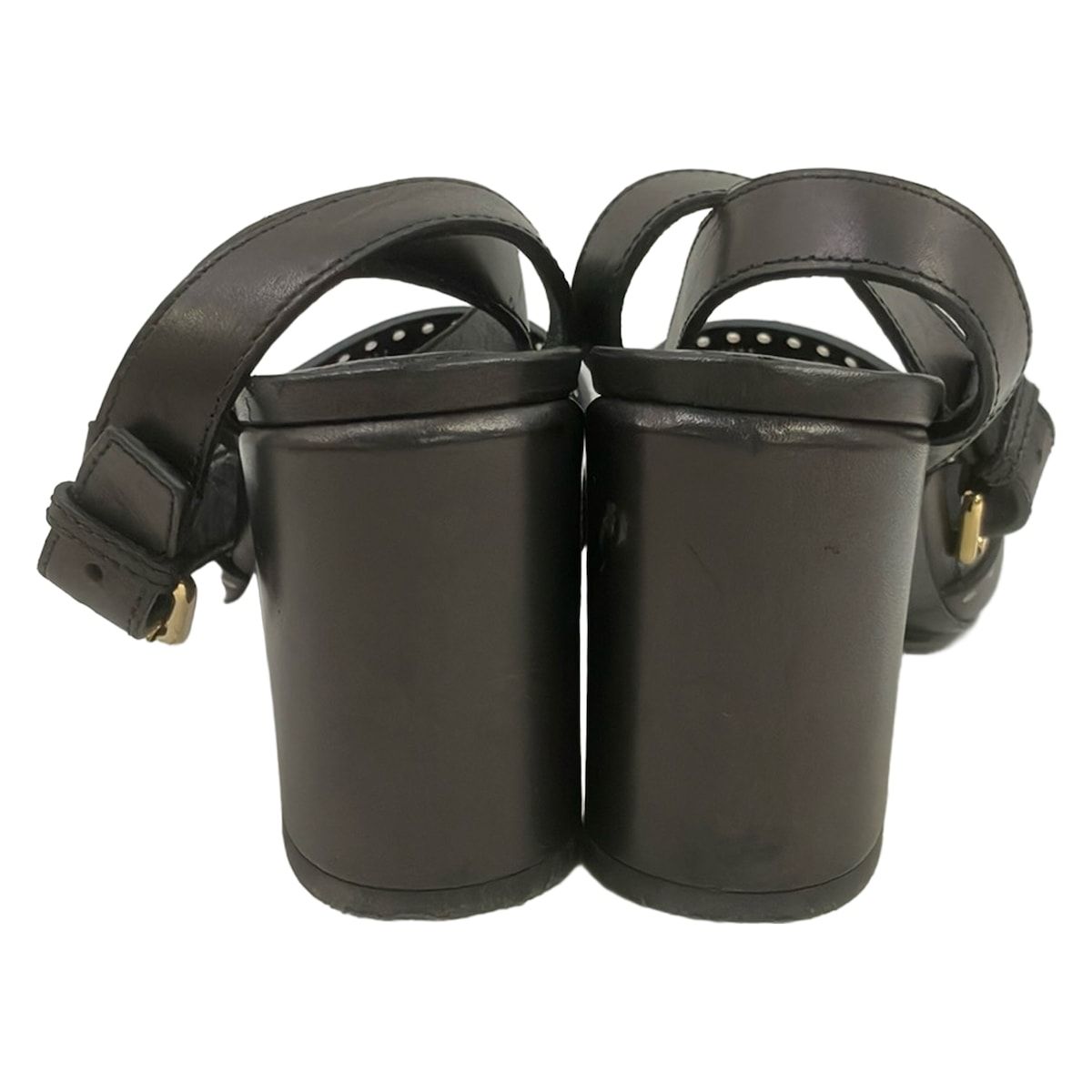 Louis Vuitton Sandals Horizon Line Leather Black 36 — view 4