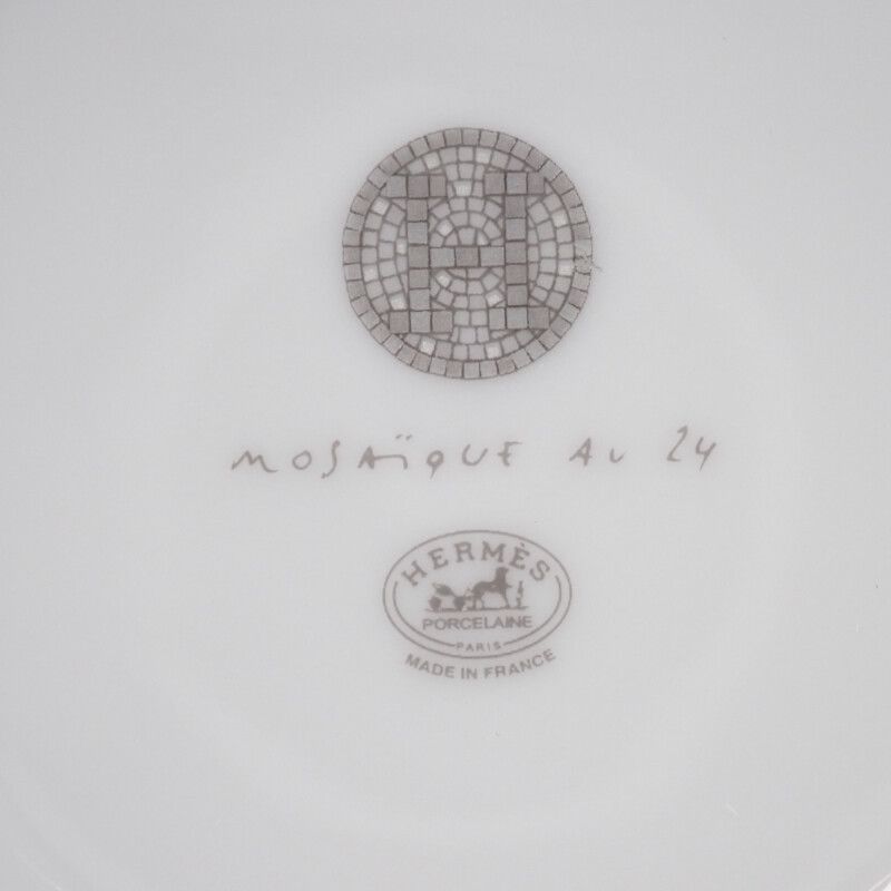 Hermes Mosaic 24 Included Tableware Western Cup Porcelain Gray — view 8