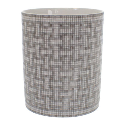 Hermes Mosaic 24 Included Tableware Western Cup Porcelain Gray — view 3