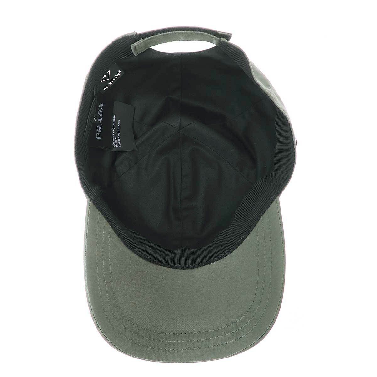 Prada Re-Nylon Cap Khaki XL — view 6