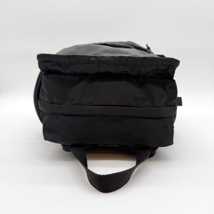 Prada Large Backpack Triangle Logo Nylon Black — view 3