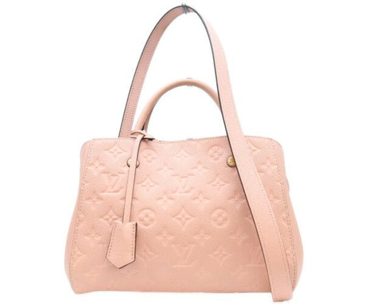 Louis Vuitton Pink Monogram Empreinte Montaigne BB Shoulder