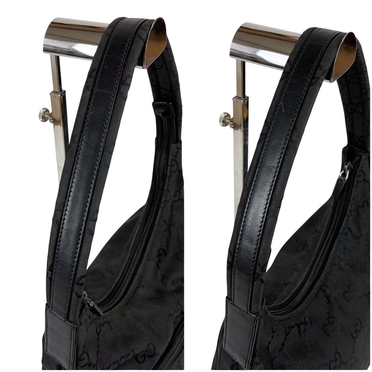 Gucci GG Canvas Hobo Black Shoulder — view 7