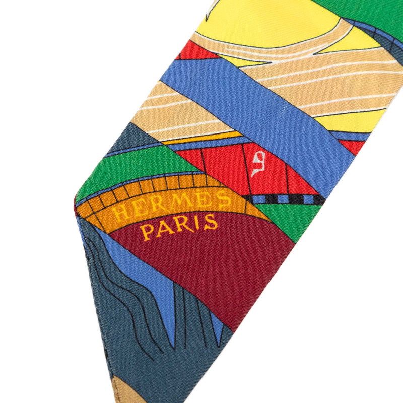 Hermes Twilly Astrologie Nouvelle New Astrology Scarf Multicolor Silk — view 2