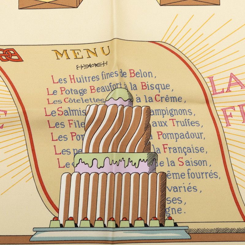 Hermes Carre 90 a Celebration of French Cuisine a la Gloire de la Francaise — view 3