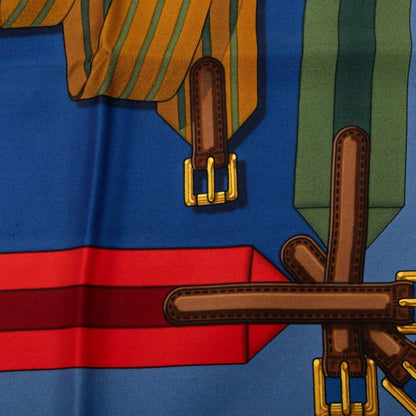 Hermes Carre 90 les Sangles Scarf Silk — view 4