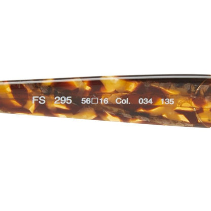 Fendi FF Logo Coin Motif Eyewear Sunglasses 034 Brown Gold Acetate Plated — view 7