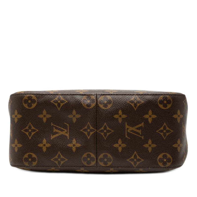 Louis Vuitton Monogram Looping MM Shoulder Bag Brown Leather — view 3