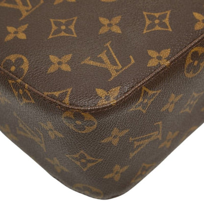 Louis Vuitton Monogram Looping MM Shoulder Bag Brown Leather — view 5