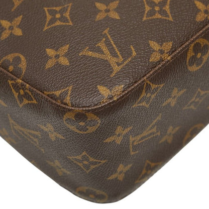 Louis Vuitton Monogram Looping MM Shoulder Bag Brown Leather — view 7