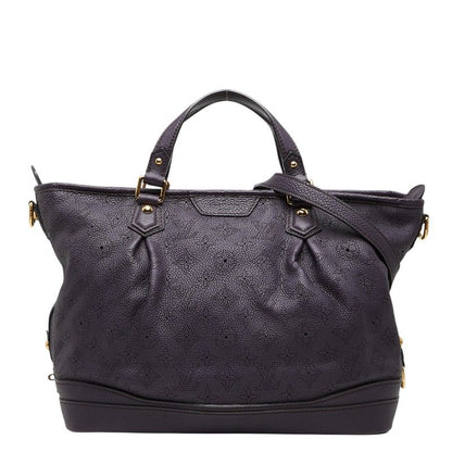 Louis Vuitton Monogram Mahina Stella PM 2-Way Shoulder Bag Purple Leather