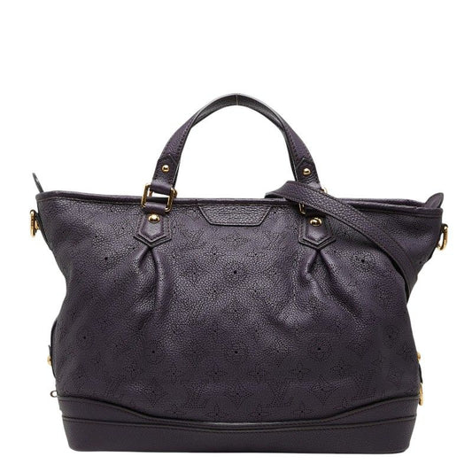 Louis Vuitton Monogram Mahina Stella PM 2-Way Shoulder Bag Purple Leather