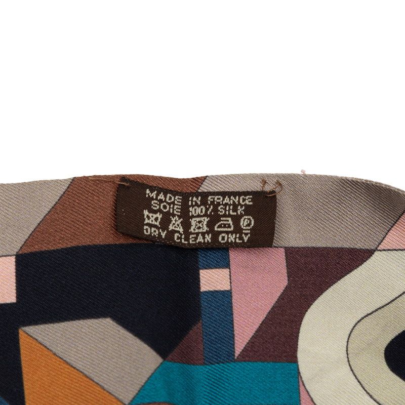 Hermes Twilly Perspective Cavaliere Riding Scarf Multicolor Silk — view 6