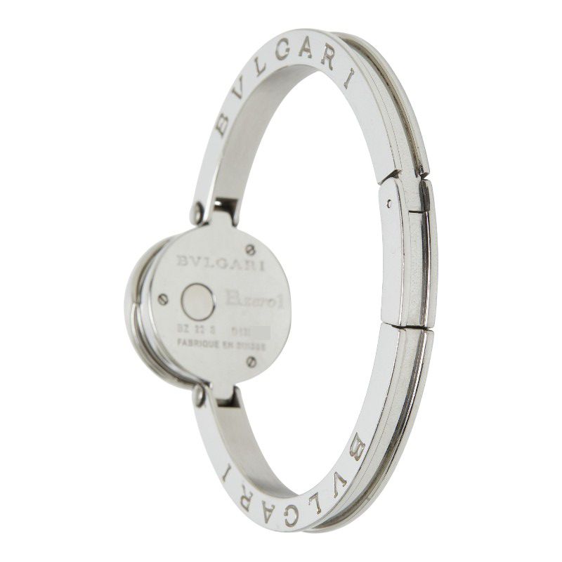 Bvlgari B.Zero1 Bangle Watch Black Silver Stainless Steel — view 5