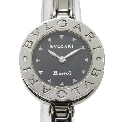Bvlgari B.Zero1 Bangle Watch Black Silver Stainless Steel