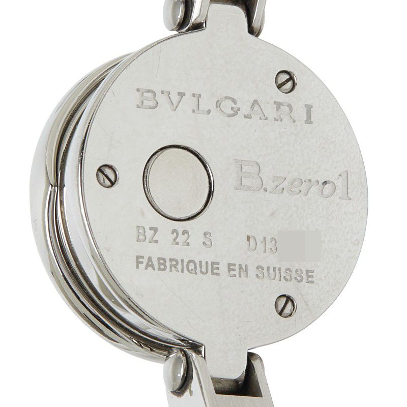 Bvlgari B.Zero1 Bangle Watch Black Silver Stainless Steel — view 6