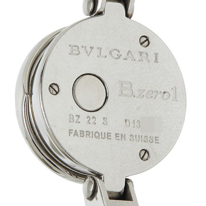 Bvlgari B.Zero1 Bangle Watch Black Silver Stainless Steel — view 6