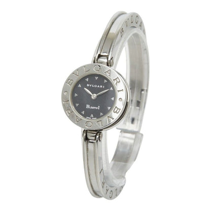 Bvlgari B.Zero1 Bangle Watch Black Silver Stainless Steel — view 2