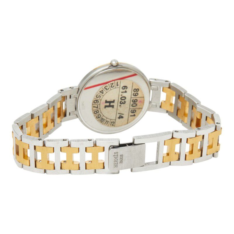 Hermes Windsor Watch 62.03 White Gold Silver Stainless Steel — view 5