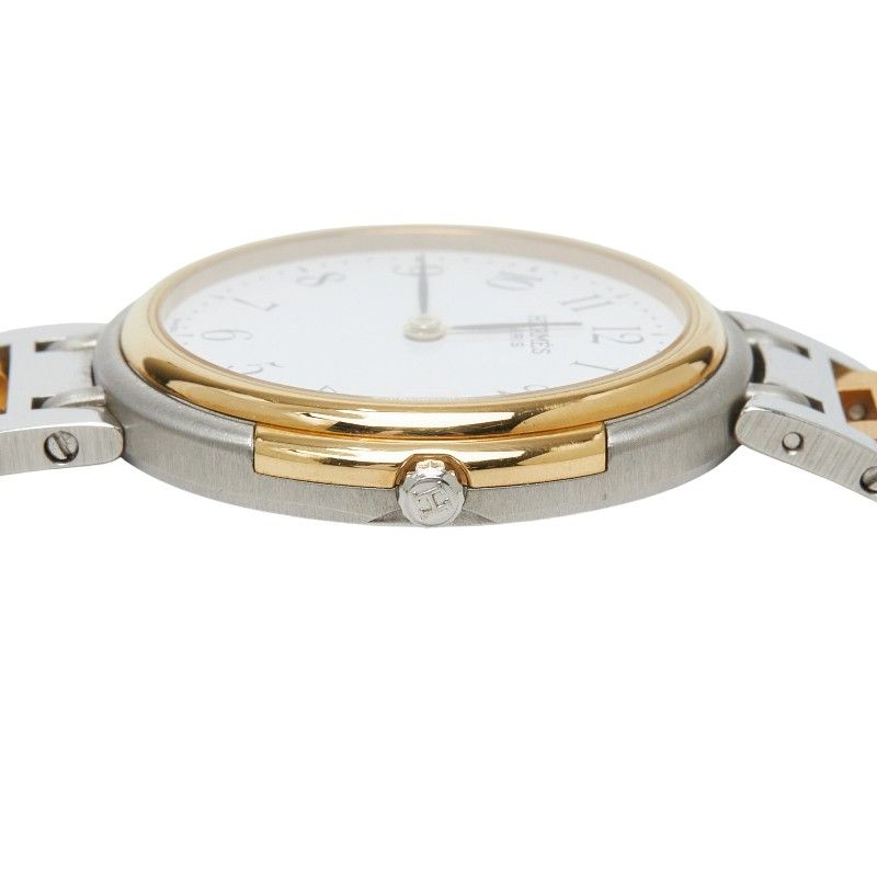 Hermes Windsor Watch 62.03 White Gold Silver Stainless Steel — view 3