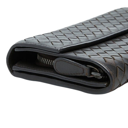 Bottega Veneta Intrecciato Wallet Brown Leather — view 5