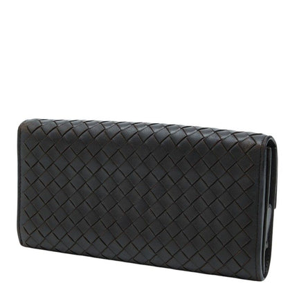 Bottega Veneta Intrecciato Wallet Brown Leather — view 2