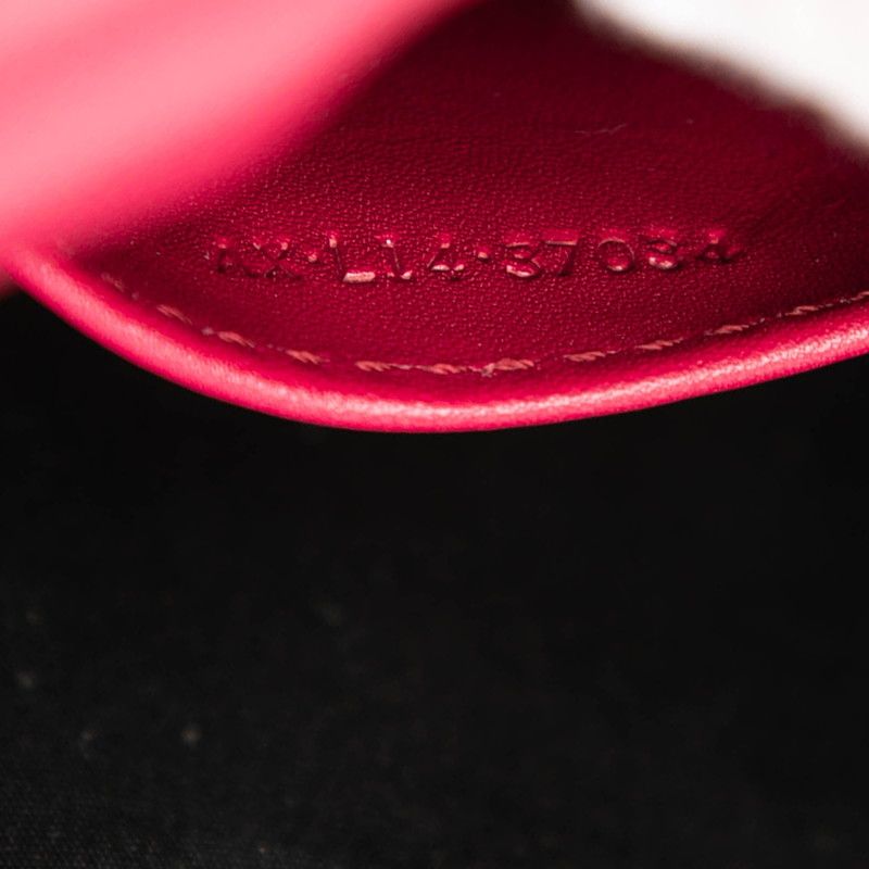 Bvlgari Serpenti Forever Crossbody Chain Shoulder Bag Wine Red Leather — view 6