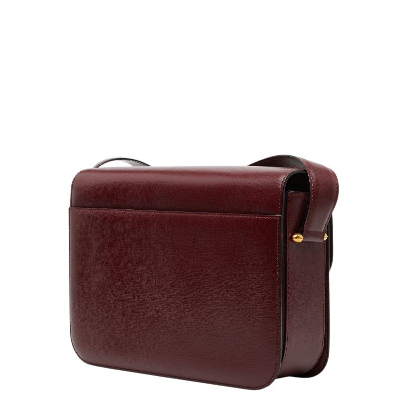Cartier Must Line Crossbody Shoulder Bag Wine Red Bordeaux Leather — view 2
