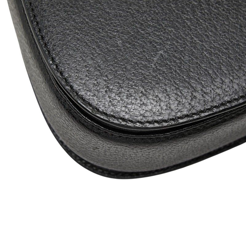 Gucci Bamboo 2-Way Shoulder Bag Black Leather — view 7