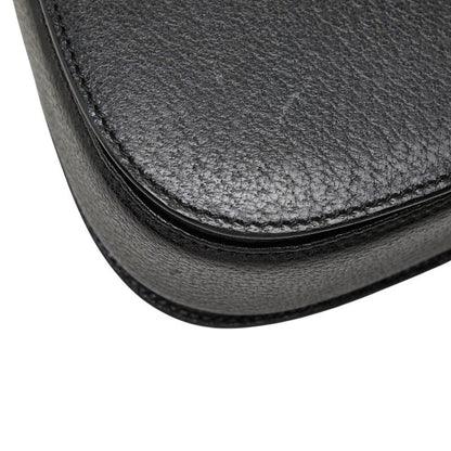 Gucci Bamboo 2-Way Shoulder Bag Black Leather — view 7