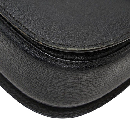 Gucci Bamboo 2-Way Shoulder Bag Black Leather — view 4