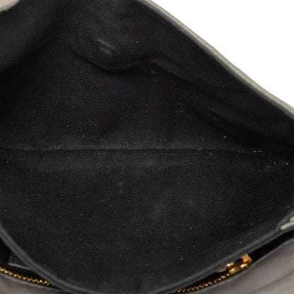 Balenciaga Classic Metallic Envelope Shoulder Bag 2-Way Clutch Gray Leather — view 4
