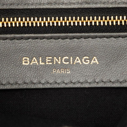 Balenciaga Classic Metallic Envelope Shoulder Bag 2-Way Clutch Gray Leather — view 6