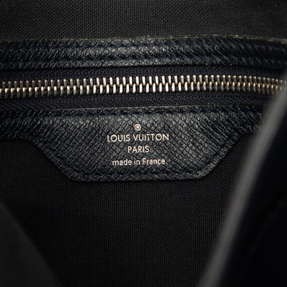 Louis Vuitton Taiga Roman MM Shoulder Bag Boreal Dark Navy Leather — view 5