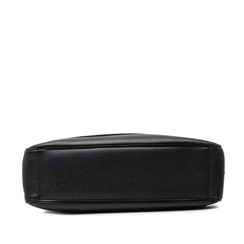 Louis Vuitton Taiga Roman MM Shoulder Bag Boreal Dark Navy Leather — view 3