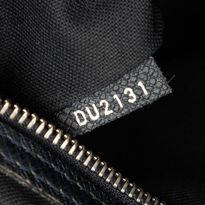 Louis Vuitton Taiga Roman MM Shoulder Bag Boreal Dark Navy Leather — view 6