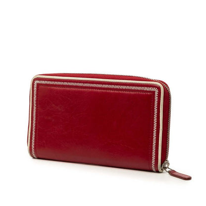 Chanel 2.55 Zip Around Wallet Red Leather — view 2