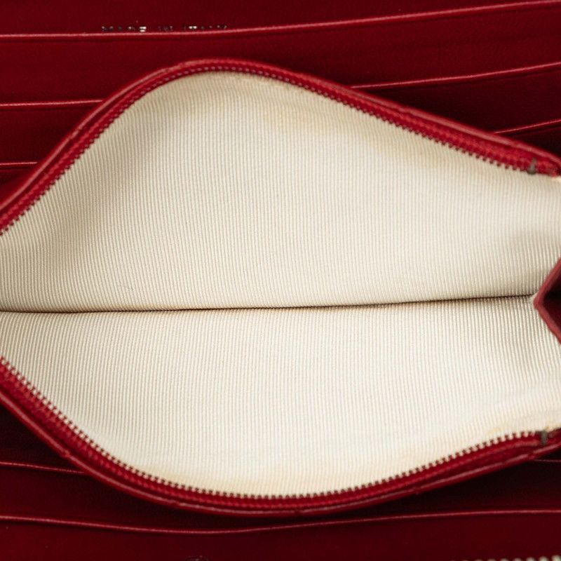 Chanel 2.55 Zip Around Wallet Red Leather — view 4