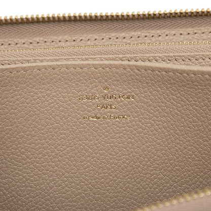 Louis Vuitton Monogram Empreinte Zippy Wallet Zip Around Tourtel Cream Beige — view 6