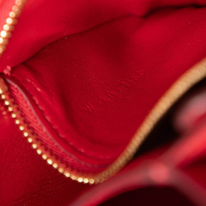 Celine Classic Box Small Shoulder Bag Red Leather — view 6