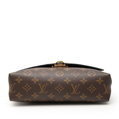 Louis Vuitton Monogram Saint Placide Chain Shoulder Bag Brown Cerise Red Leather — view 3