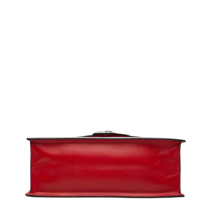 Gucci Bamboo Coral Snake Lilith 2-Way Shoulder Bag Red Leather — view 3