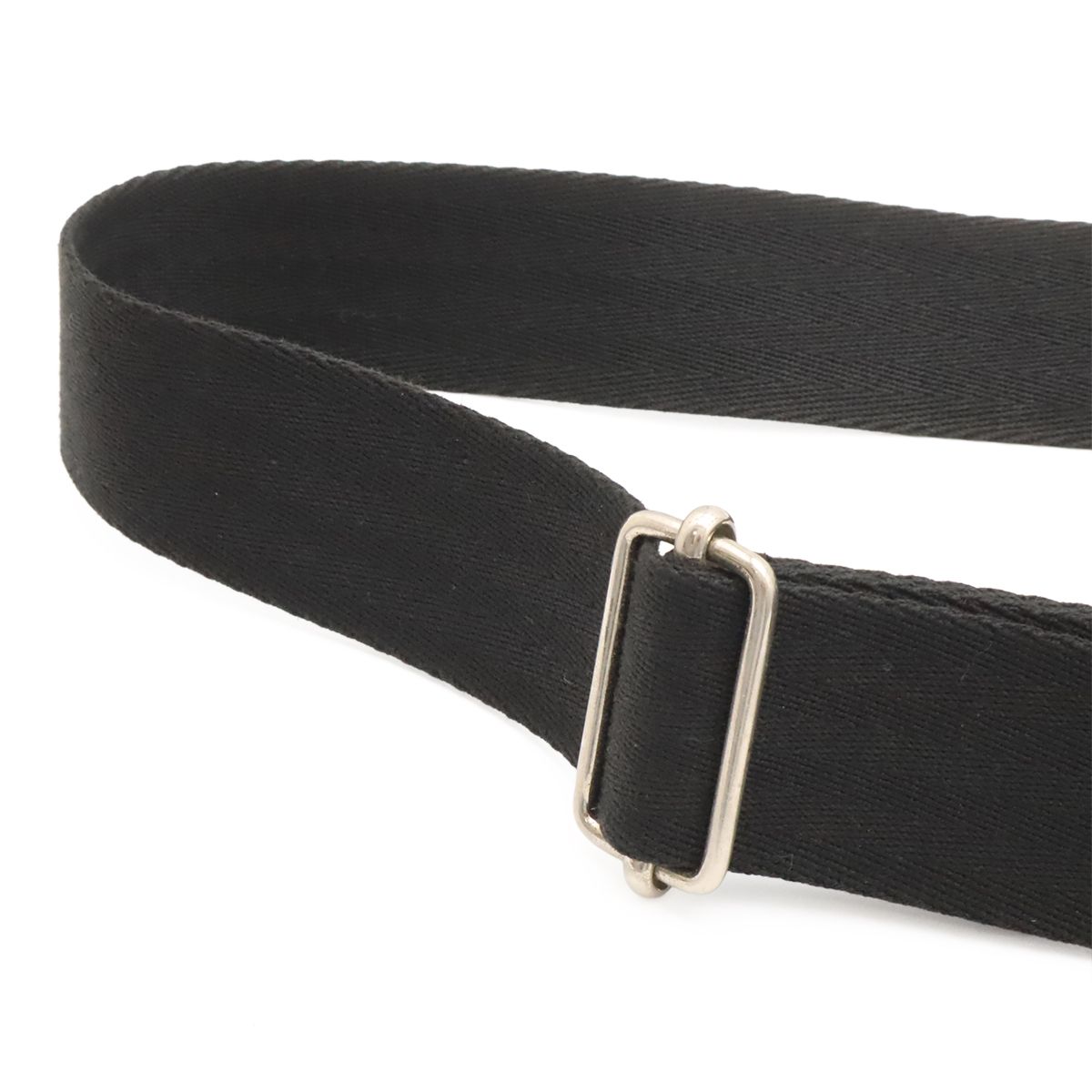 Hermes Acapulco Besace MM Shoulder Bag Crossbody Nylon Leather Black — view 5