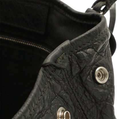 Balenciaga Exclusive Line Navy Cabas XS Tote 2-Way Shoulder Bag Leather Black — view 4
