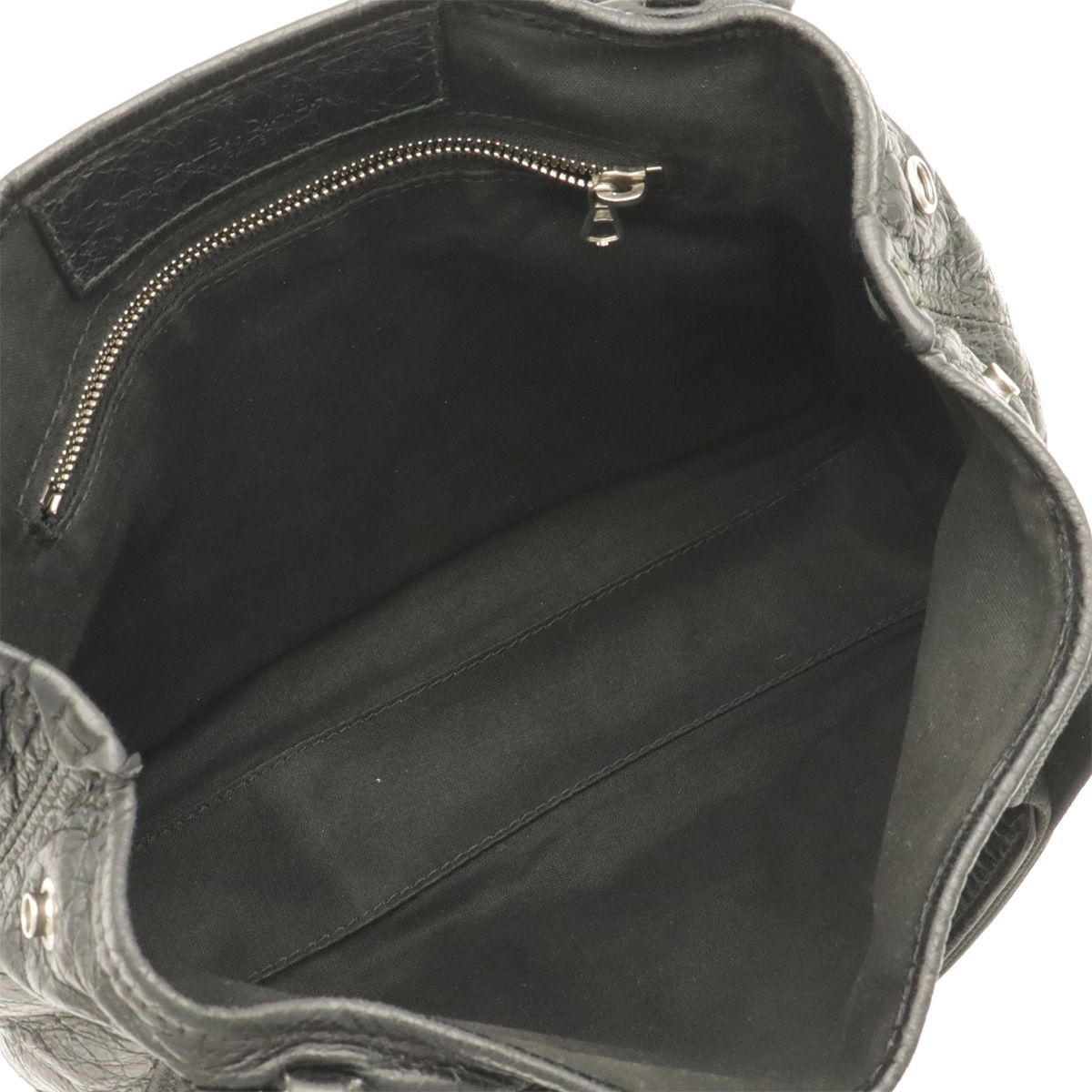 Balenciaga Exclusive Line Navy Cabas XS Tote 2-Way Shoulder Bag Leather Black — view 7