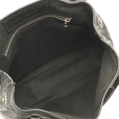 Balenciaga Exclusive Line Navy Cabas XS Tote 2-Way Shoulder Bag Leather Black — view 7