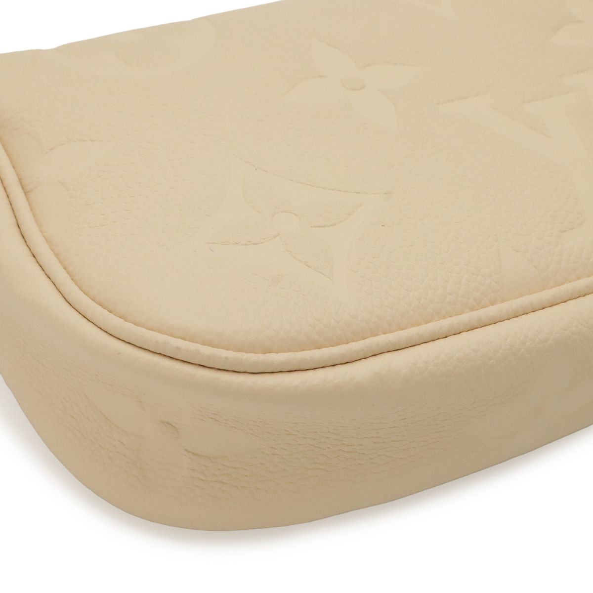 Louis Vuitton Monogram Empreinte Wallet on Chain Ivy 2-Way Shoulder Bag Cream — view 3